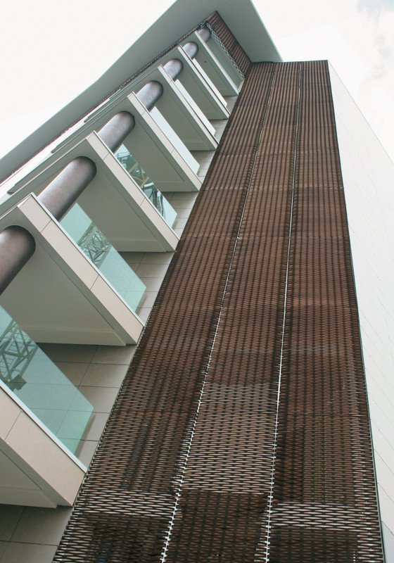 Hotel facade cladding