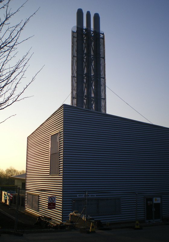 Facade cladding of the Nottingham University Laboratory