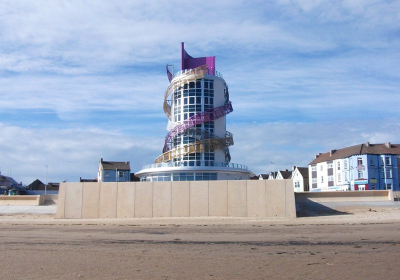 Decorative facade for parking