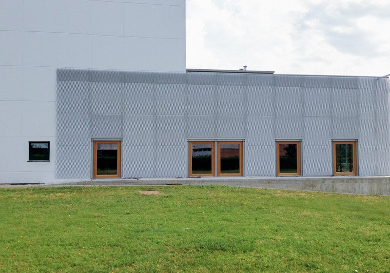 Facade cladding of Italian company