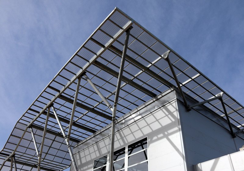 Facade cladding and sunshadow