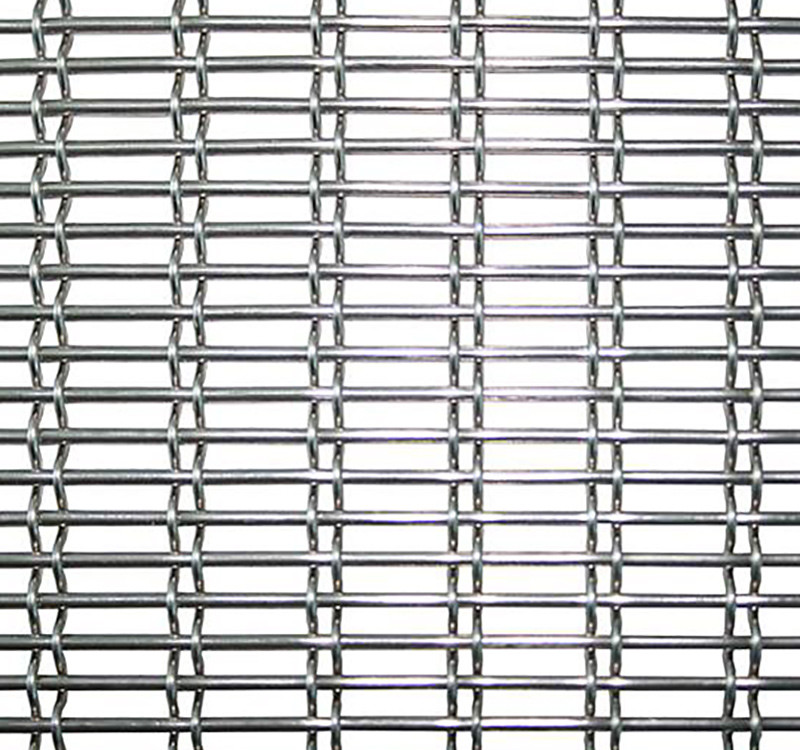 Duplex wire mesh can be used for façade systems, sunscreening, railings and interior design applications.