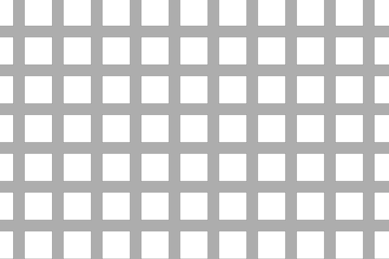 The square holes provide a larger open area and greater visibility. Available in the straight line pattern.