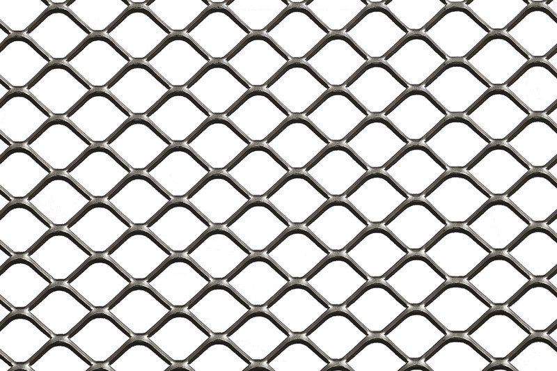 Square expanded metal is a type of mesh where the long diagonal is very similar to the short diagonal.
