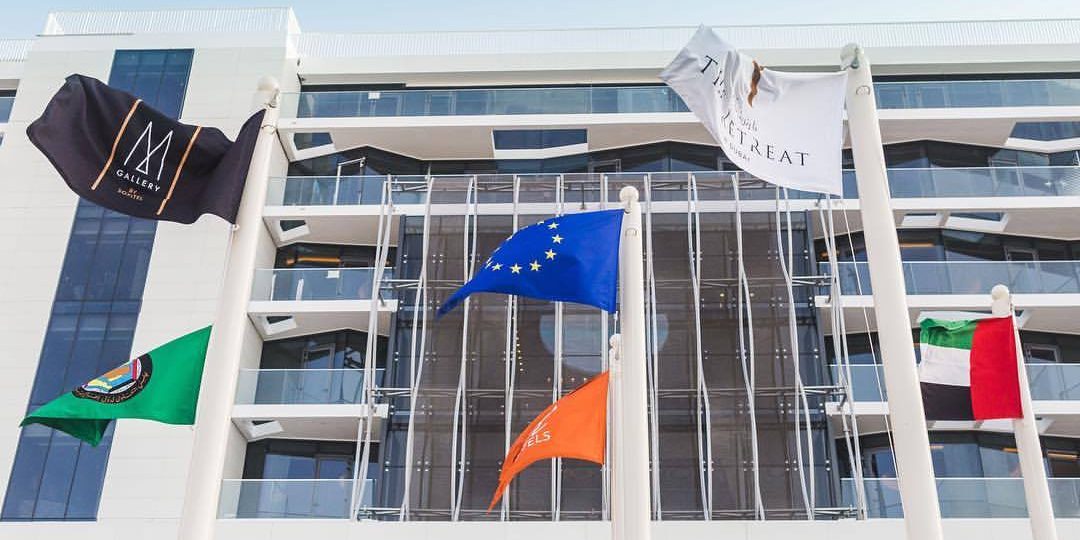 the retreat palm dubai MGallery by sofitel exterior The exterior of The Retreat Palm Dubai MGallery by Sofitel